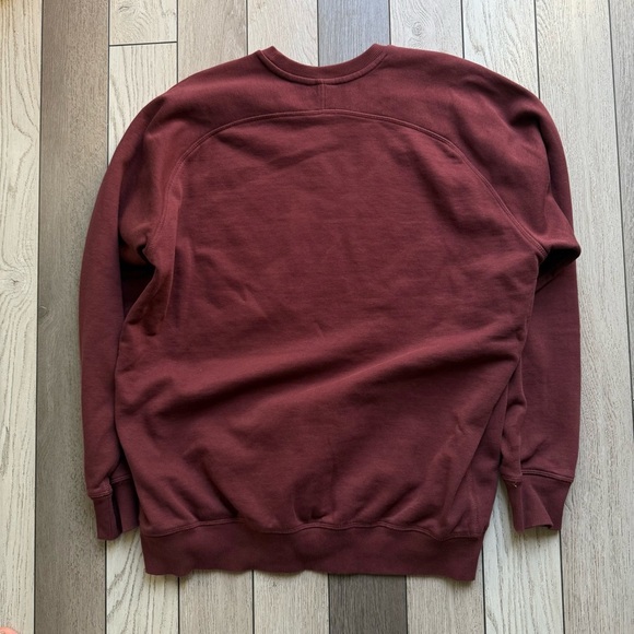 Gymshark burgundy Crewneck Sweater Athletic Style - Picture 4 of 4